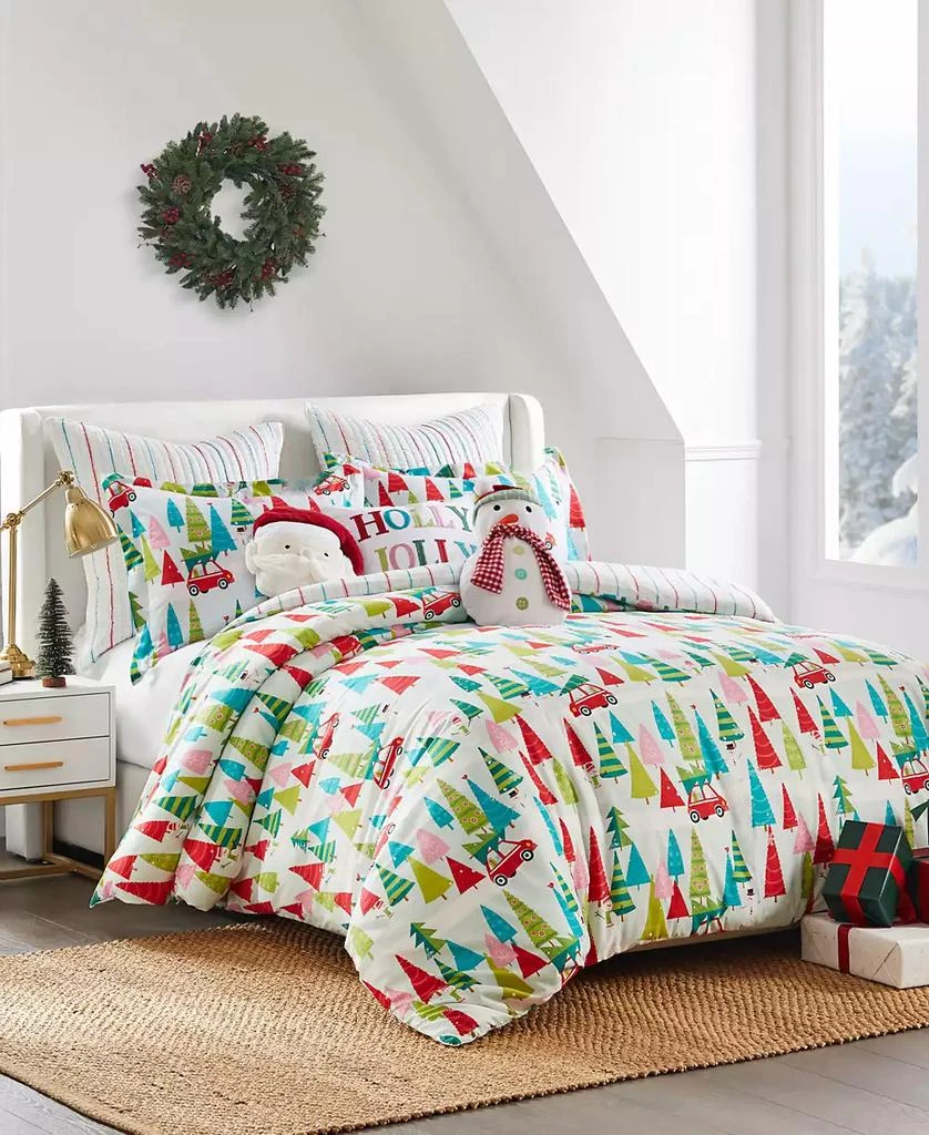 商品Levtex|Merry Bright Holly Jolly Reversible 3-Pc. Comforter Set,价格¥1948,第3张图片详细描述
