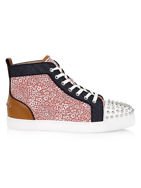 商品Christian Louboutin|Lou Spiked Orlato Sneakers,价格¥7324,第1张图片