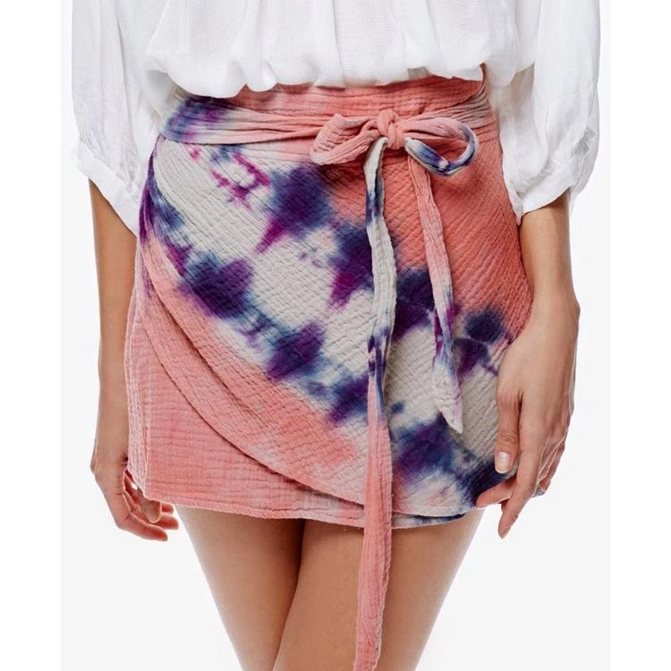 商品Free People|Cotton Tie-Dyed Mini Skirt,价格¥386,第1张图片