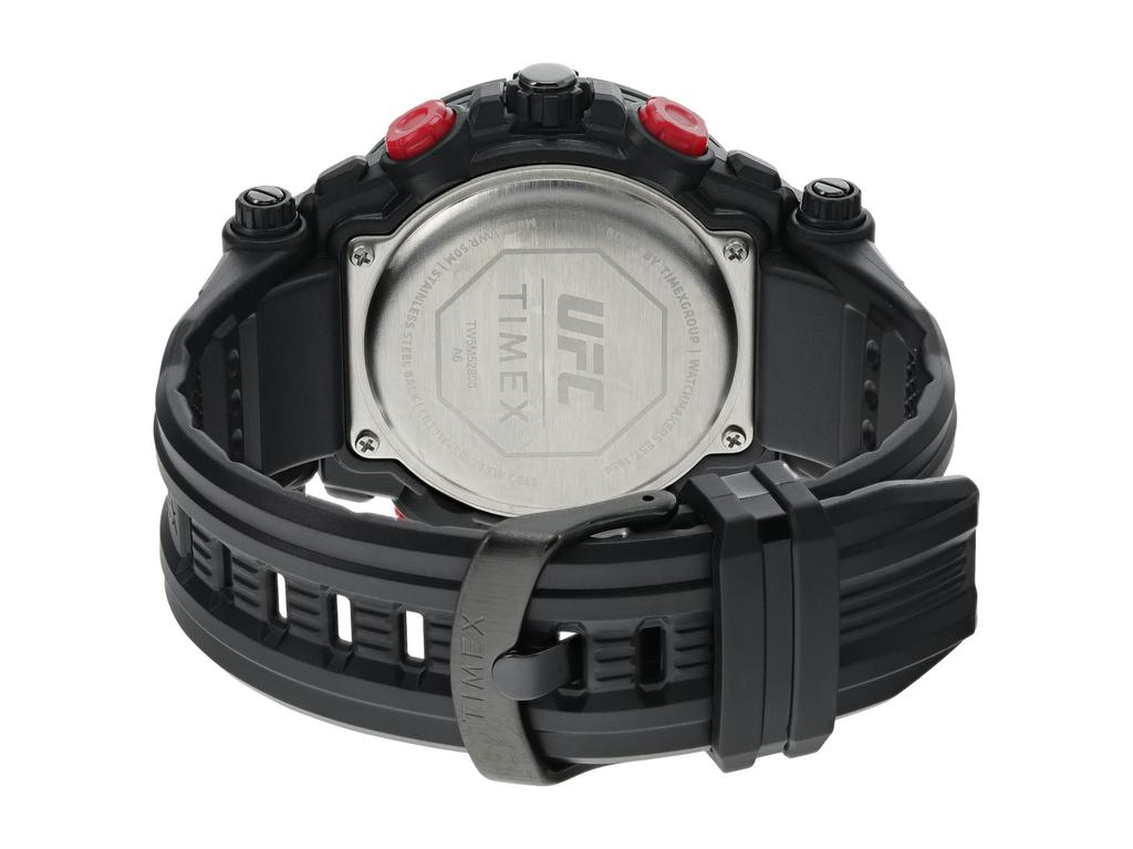 50 mm UFC Impact Analog-Digital Dial Black Resin Strap Watch商品第3张图片规格展示