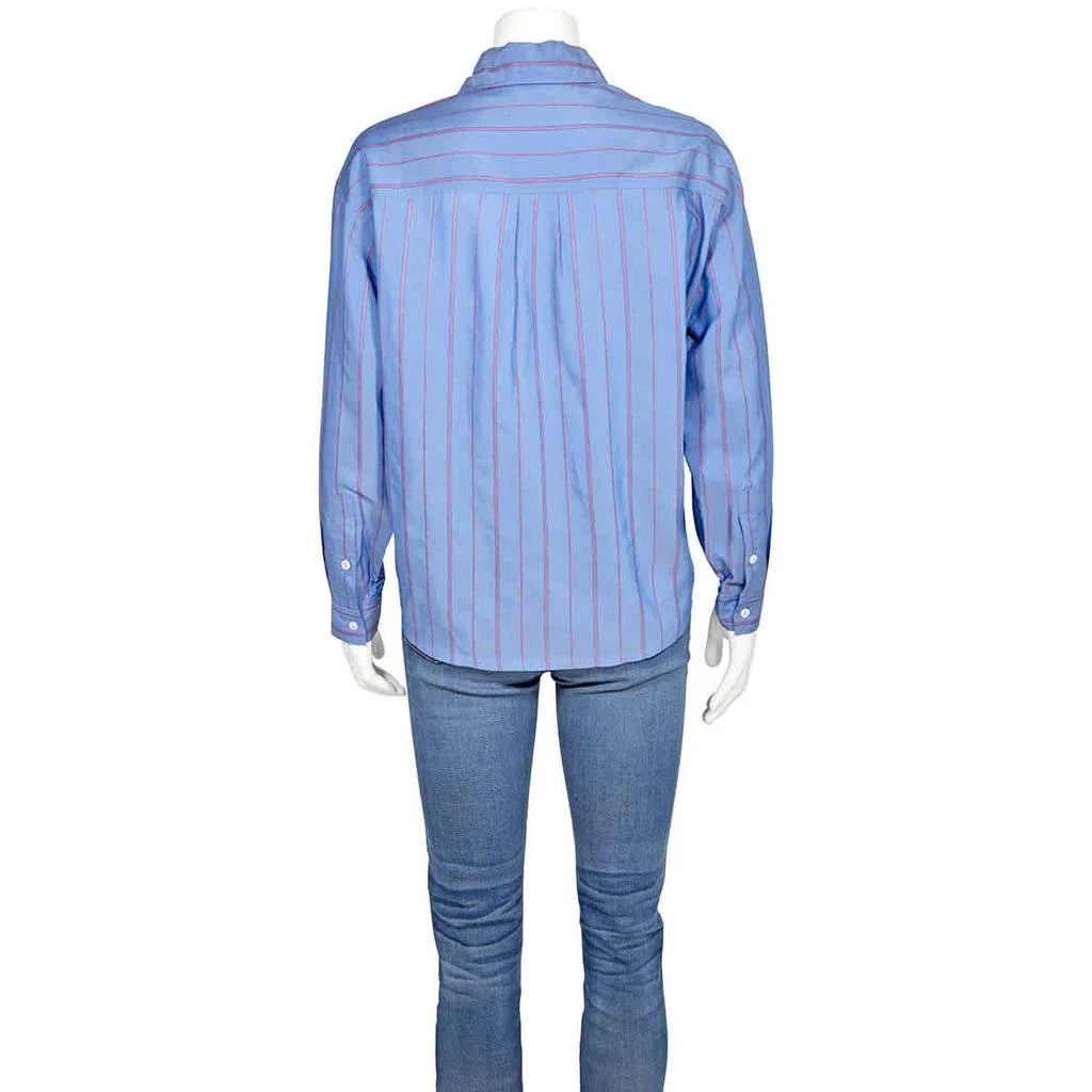 商品A.P.C.|Ladies Blue Chemise Boyfriend Striped Shirt,价格¥751,第3张图片详细描述