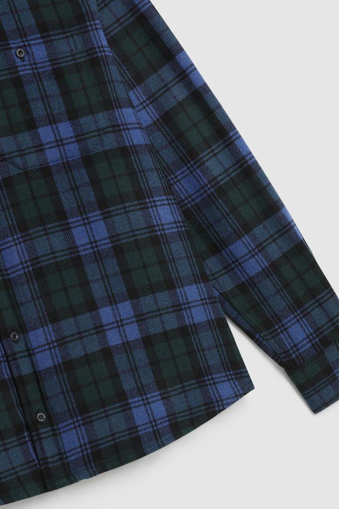 Wool Blend Trout Run Plaid Flannel Shirt  - Made in USA商品第9张图片规格展示