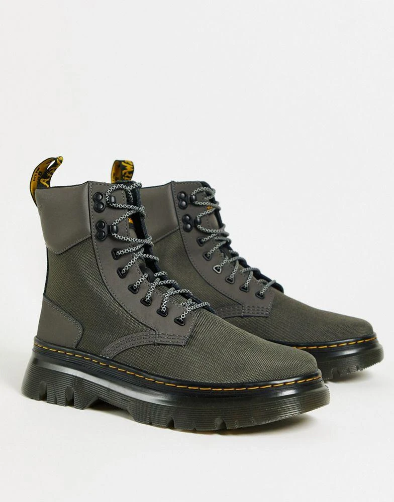 商品Dr. Martens|Dr Martens tarik boots in grey nylon,价格¥731,第1张图片