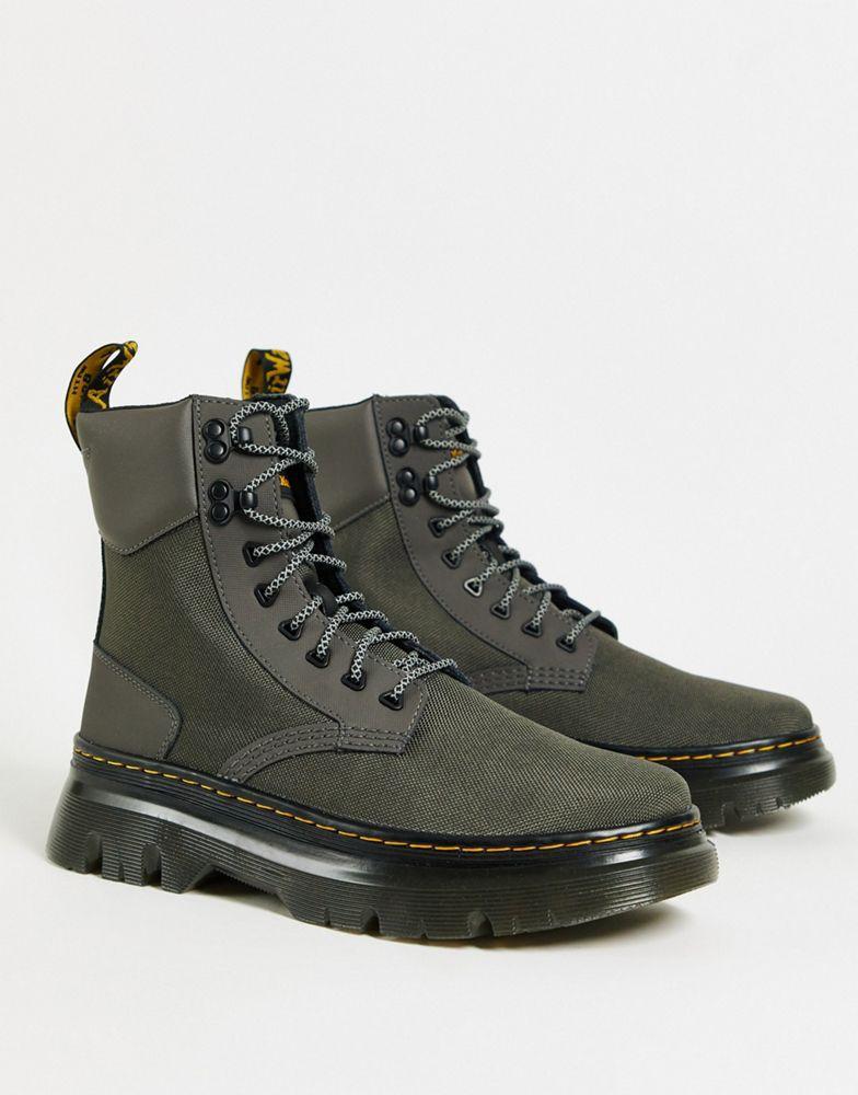 商品Dr. Martens|Dr Martens tarik boots in grey nylon,价格¥689,第1张图片
