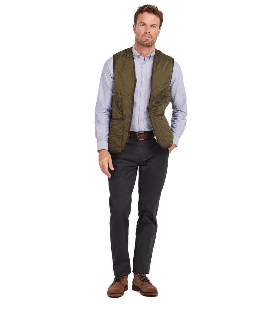 商品Barbour|Barbour Polarquilt Liner Olive Green Vest,价格¥1318,第2张图片详细描述
