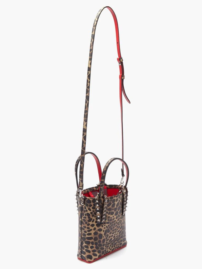 商品Christian Louboutin|Cabata mini leopard-print leather tote bag,价格¥8859,第4张图片详细描述