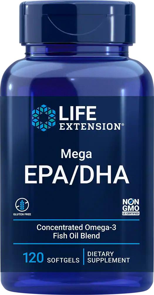 Life Extension Mega EPA/DHA (120 Softgels)商品第1张图片规格展示