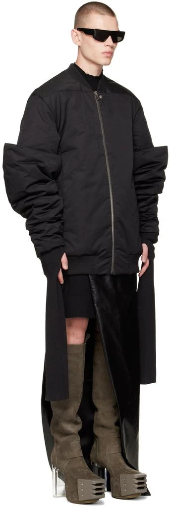 商品Rick Owens|黑色 Gauntlet 飞行员夹克,价格¥13108,第2张图片详细描述