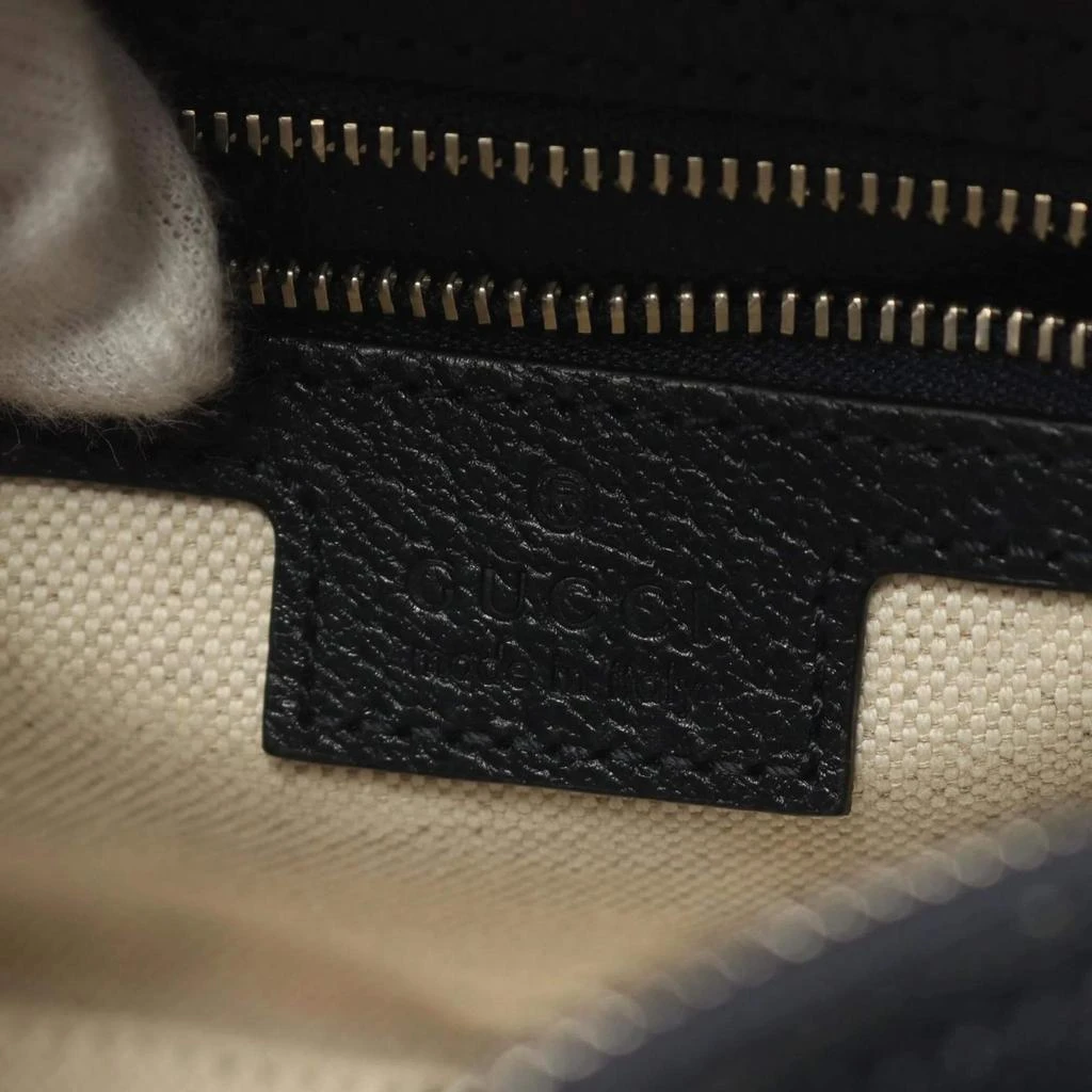 商品[二手商品] Gucci|Gucci Beige/Navy/Red Coated Canvas Leather Ophidia GG Supreme Sherry Shoulder Bag,价格¥16398,第4张图片详细描述