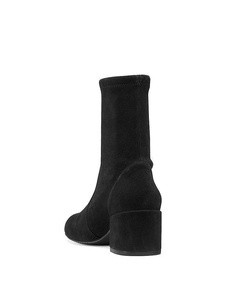 商品Stuart Weitzman|ODETTA CITY 50系列 麂皮短靴 黑色,价格¥1763,第5张图片详细描述