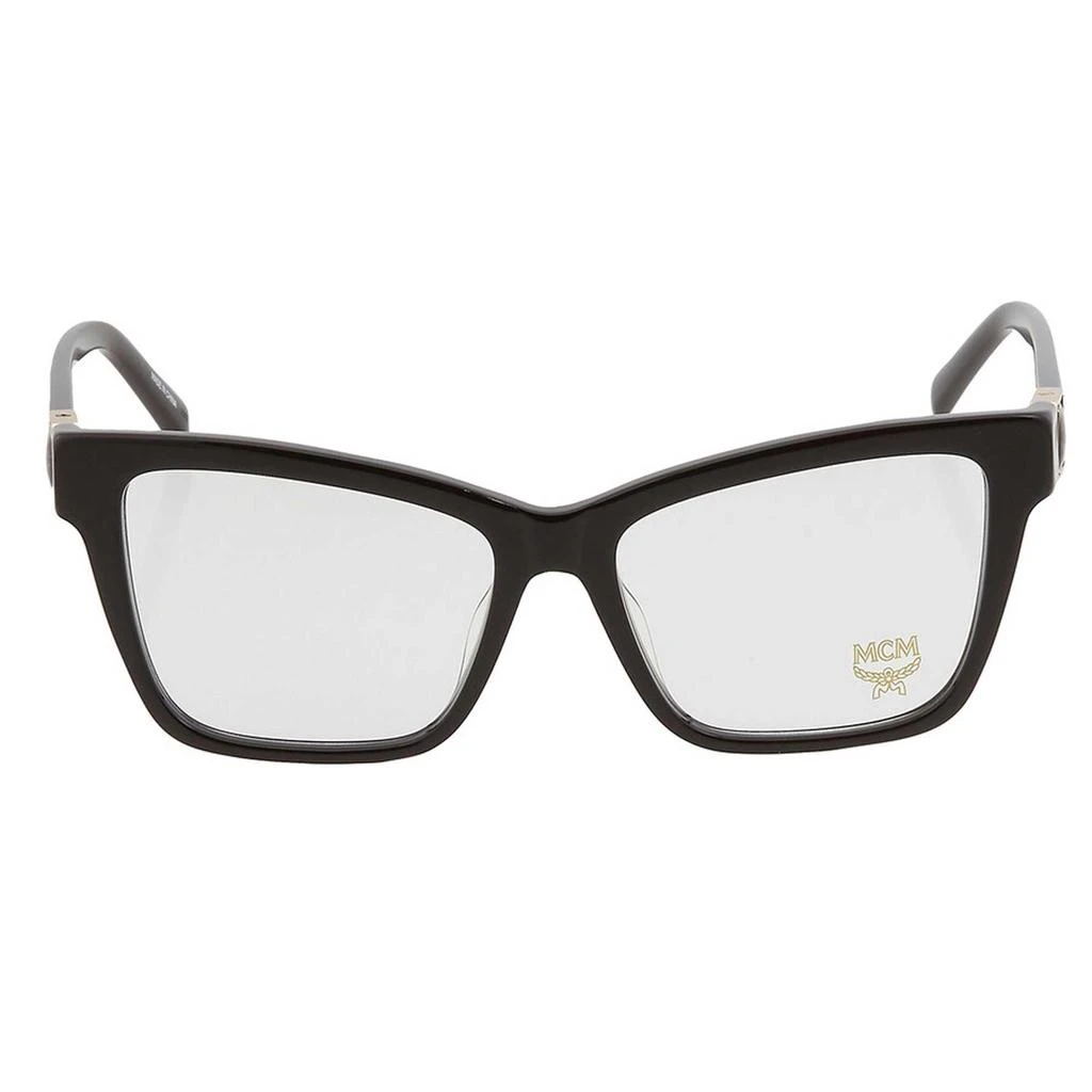 商品MCM|MCM Women's Eyeglasses - Black Square Acetate Frame Clear Demo Lens | MCM2719 001,价格¥376,第2张图片详细描述