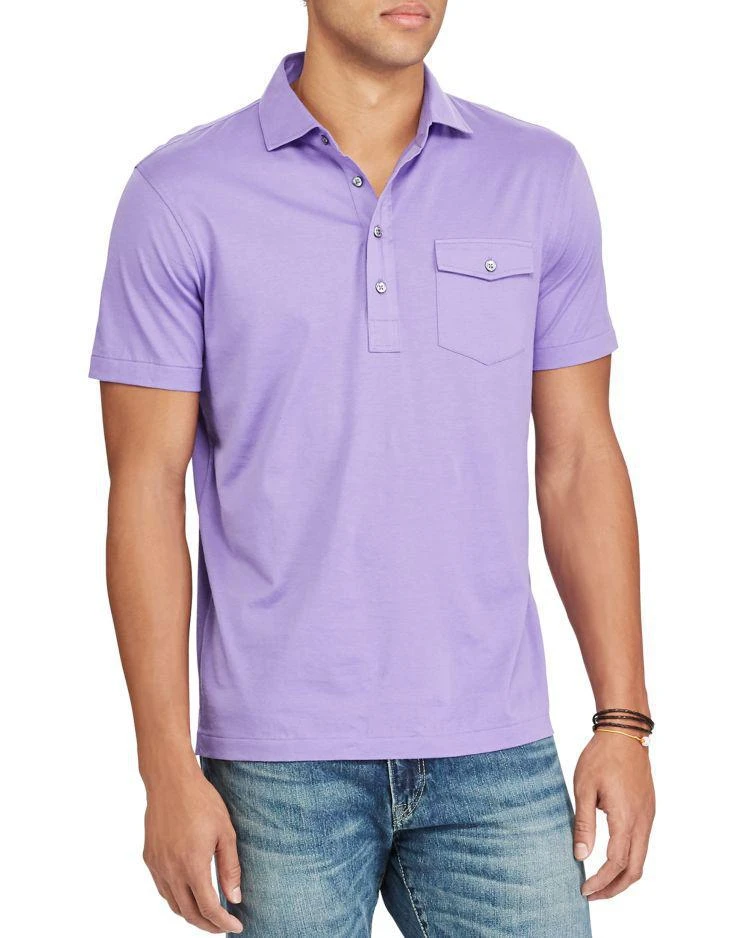 商品Ralph Lauren|Hampton Cotton Lisle Classic Fit Polo Shirt,价格¥266,第1张图片