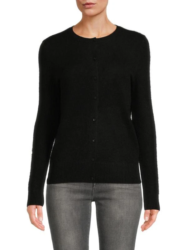 商品Saks Fifth Avenue|Fitted 100% Cashmere Cardigan,价格¥396,第1张图片