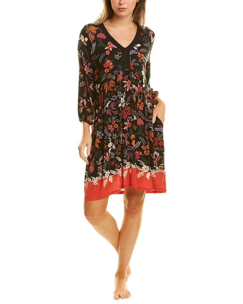 商品Kensie|Kensie V-Neck Sleepshirt,价格¥198,第1张图片