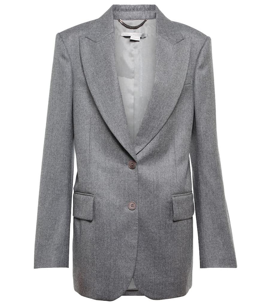 商品Stella McCartney|羊毛法兰绒西装式外套,价格¥10109,第1张图片