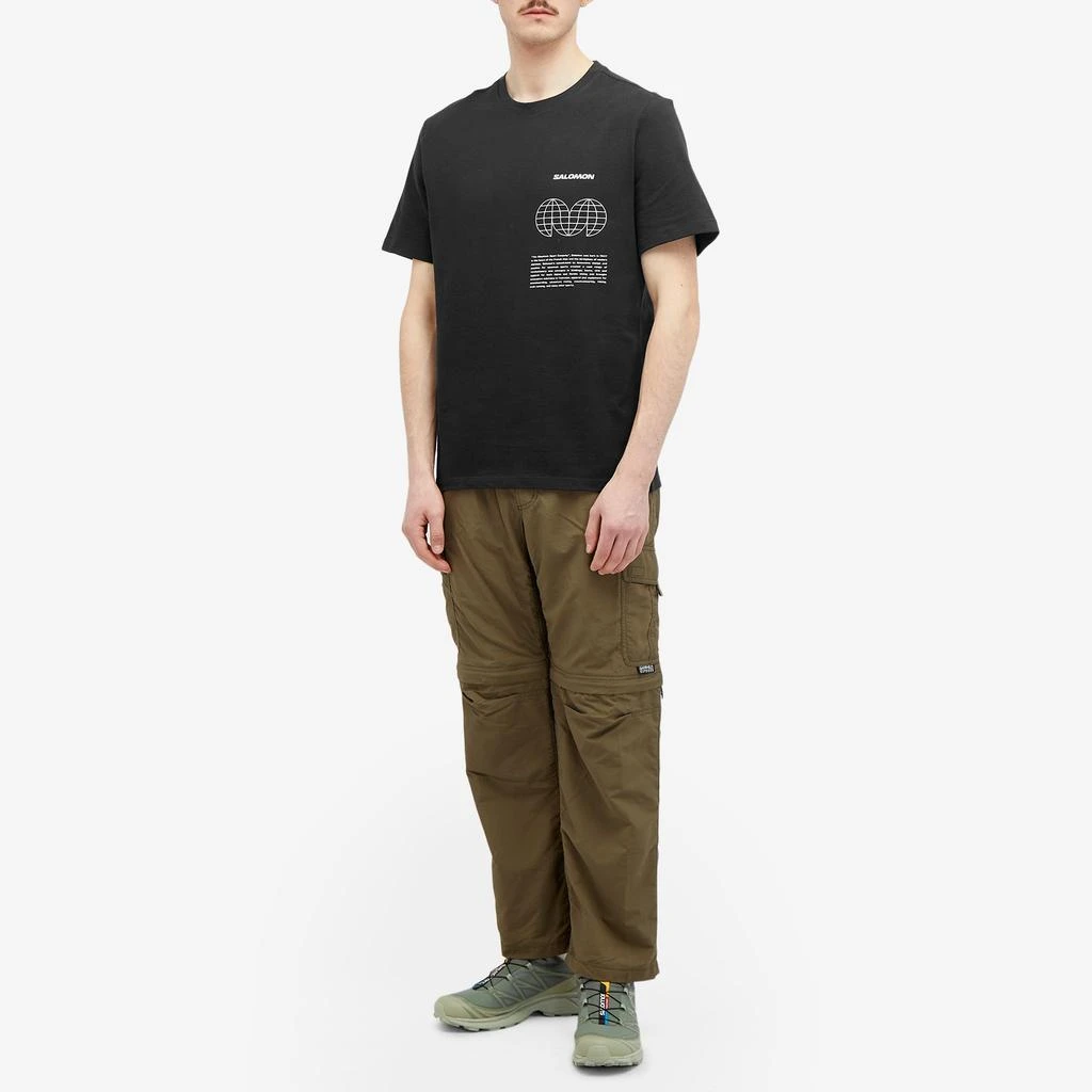 商品Salomon|Salomon Globe Graphic SS Tee,价格¥310,第4张图片详细描述