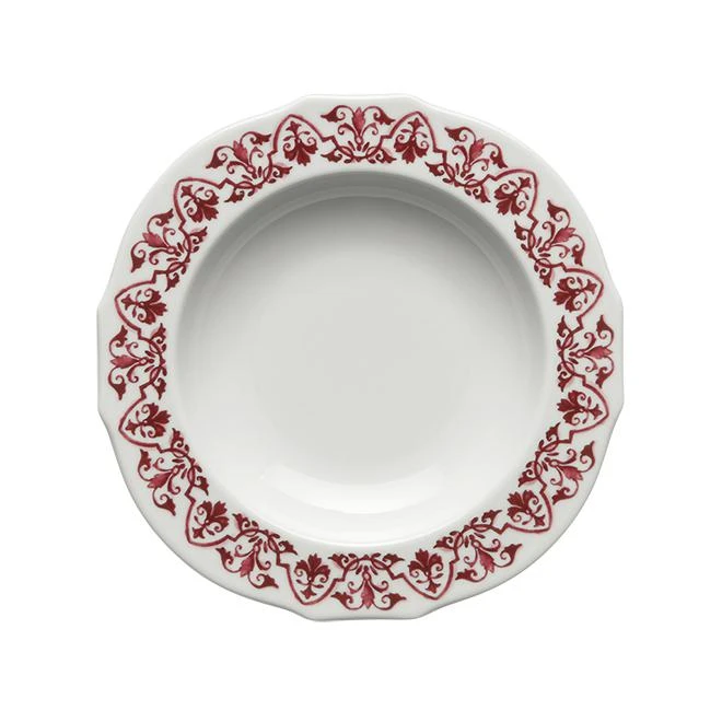 商品Ginori 1735|Babele Rosso Soup Plate,价格¥424,第1张图片