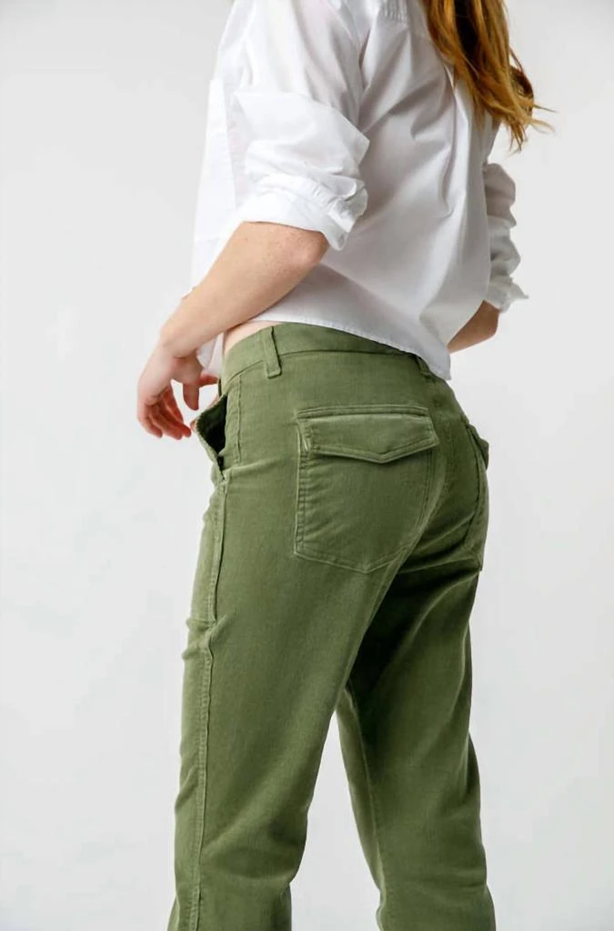 商品AMO|Corduroy Easy Army Trouser In Tea Leaf,价格¥1213,第5张图片详细描述