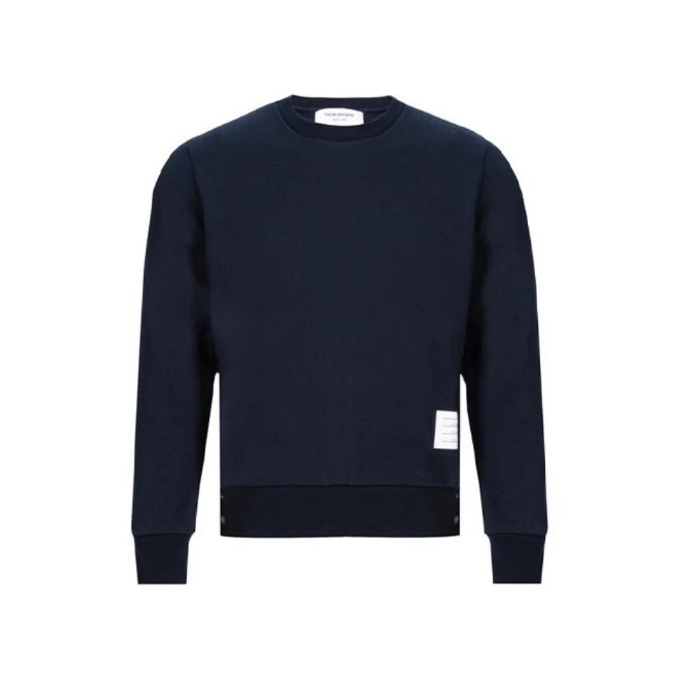商品Thom Browne|THOM BROWNE 藏蓝色男士卫衣/帽衫 MJT085A-03377-415,价格¥3013,第1张图片
