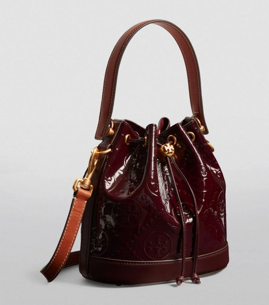 商品Tory Burch|Leather T Monogram Bucket Bag,价格¥5744,第3张图片详细描述