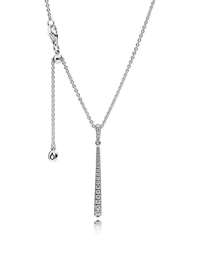 商品PANDORA|Sterling Silver & Cubic Zirconia Shooting Star Y Necklace,价格¥748,第2张图片详细描述