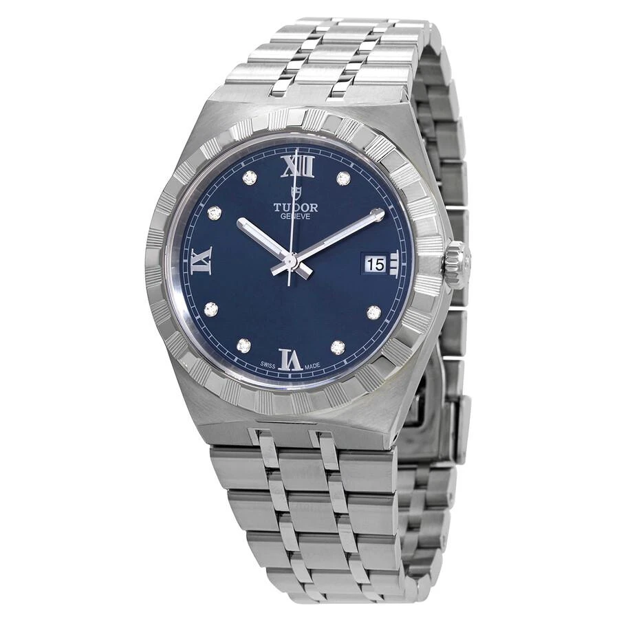 商品Tudor|Royal Automatic Diamond Blue Dial 38 mm Watch M28500-0006,价格¥16538,第1张图片