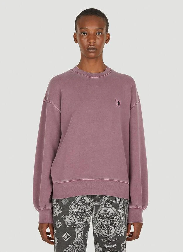 商品Carhartt WIP|W' Nelson Sweatshirt in Purple,价格¥648,第1张图片