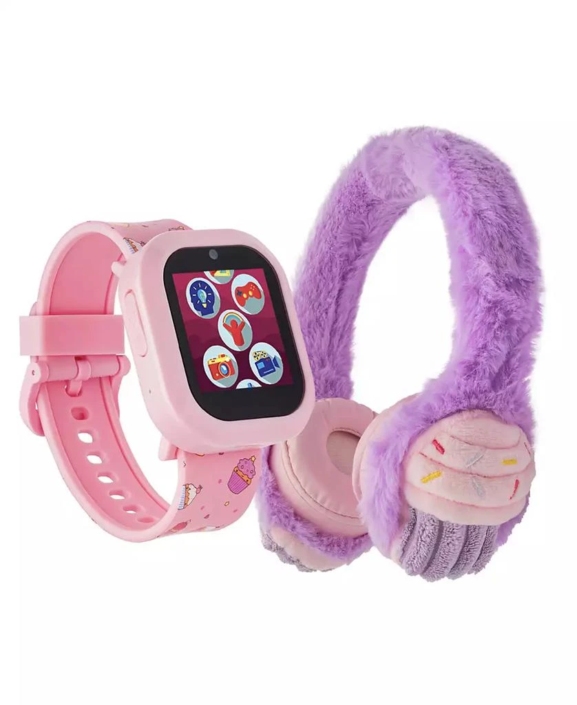 商品Playzoom|V3 Girls Pink Silicone Smartwatch 42mm Gift Set,价格¥225,第1张图片