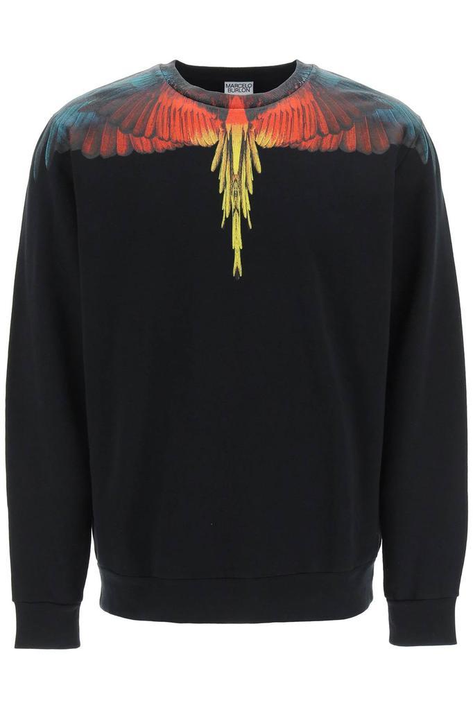 商品Marcelo Burlon|Marcelo burlon icon wings sweatshirt,价格¥1641,第1张图片