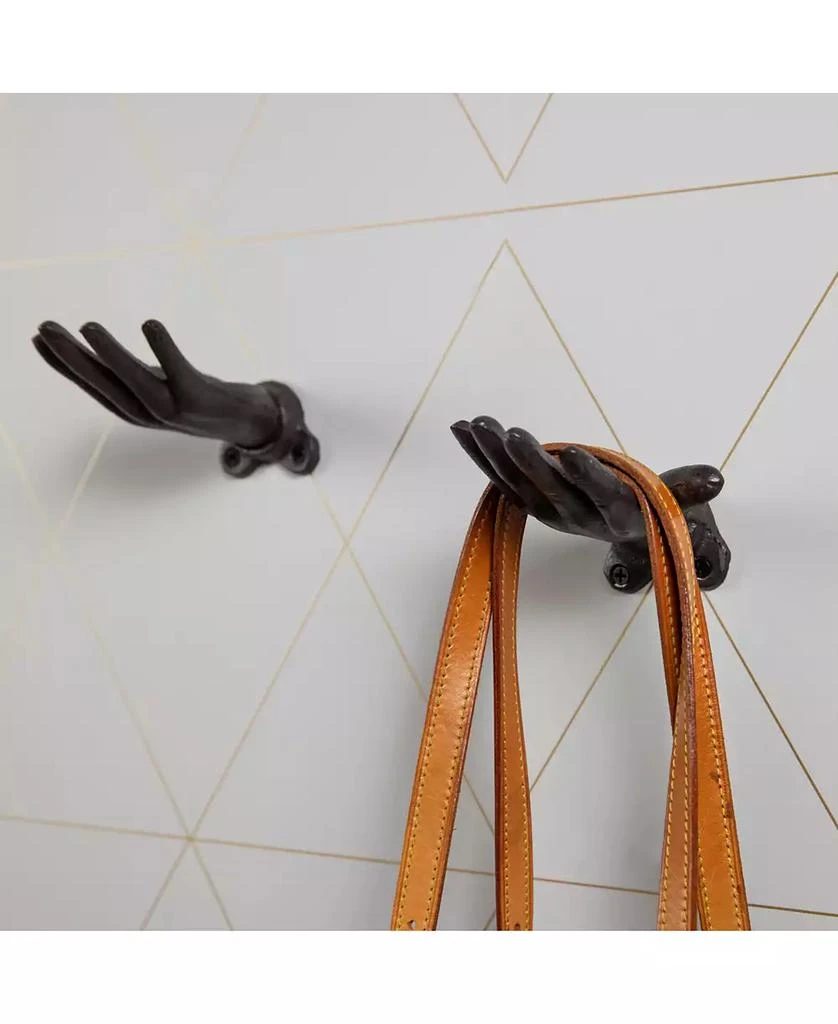 "Palms Up" Cast Iron 2-Piece Wall Mount Hook Set 商品