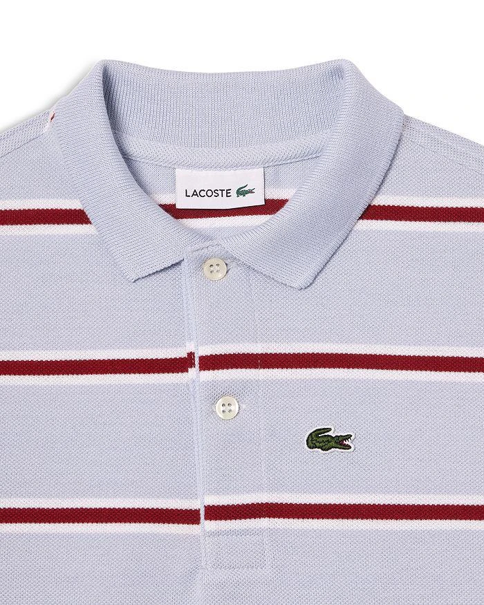 商品Lacoste|Boys' Cotton Petit Piqué Stripe Polo Shirt - Little Kid, Big Kid,价格¥364,第3张图片详细描述