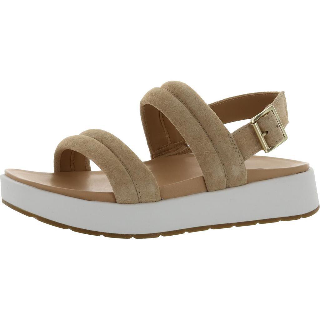 商品UGG|Ugg Womens Lynnden Suede Square Toe Wedge Sandals,价格¥350,第1张图片