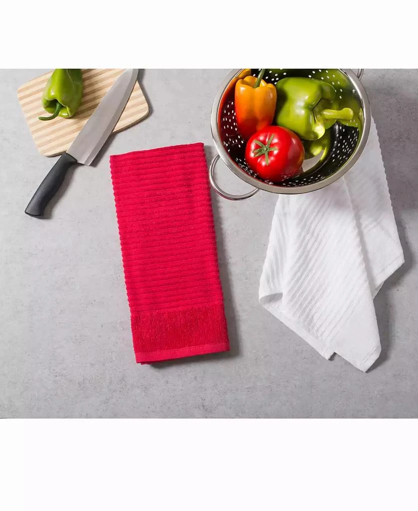 Assorted Ribbed Terry Dishtowel, Set of 4 商品