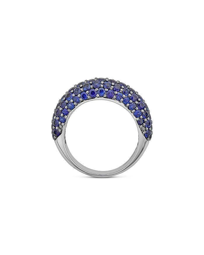 商品Piranesi|18K White Gold Small Dome Ring with Blue Sapphires, 3.11 ct. t.w.,价格¥34149,第2张图片详细描述