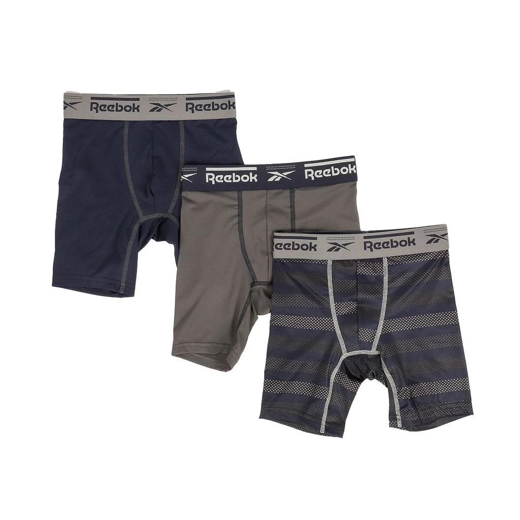 商品Reebok|Reebok Boy's 3 Pack Long Leg Boxer Briefs,价格¥61,第3张图片详细描述