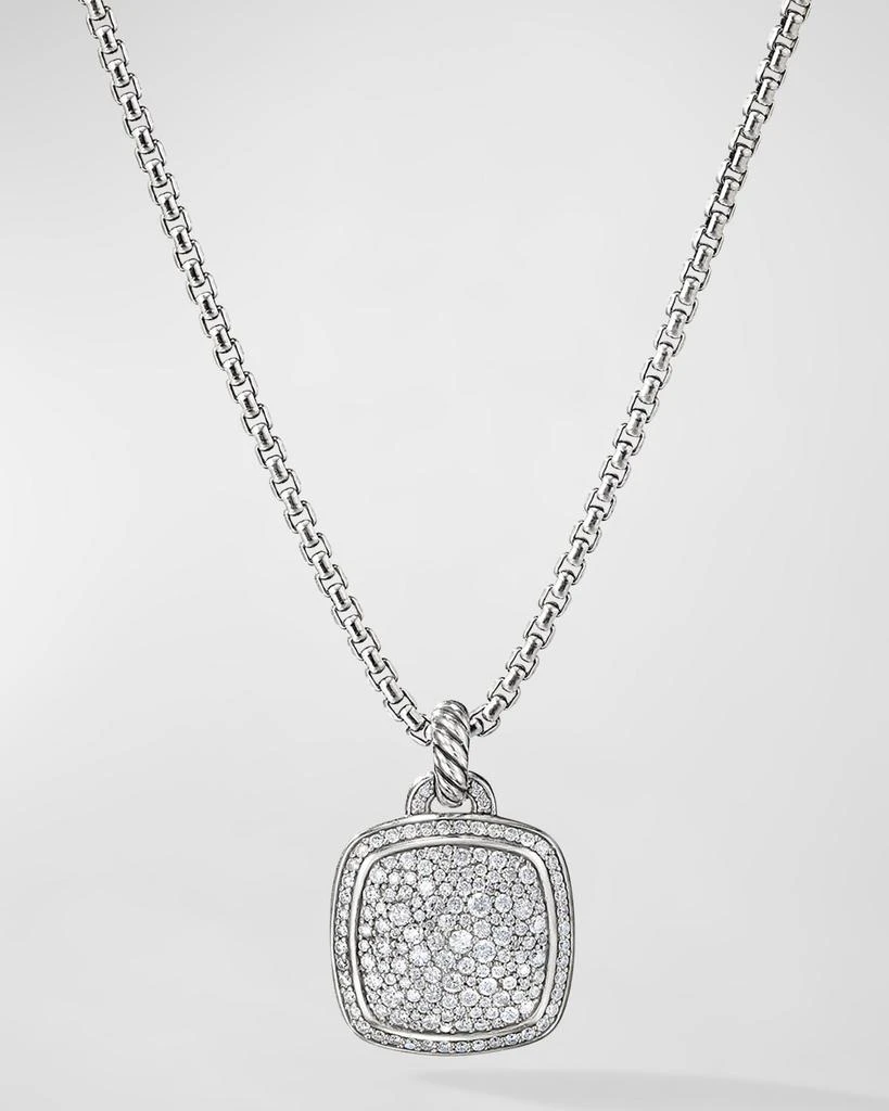 商品David Yurman|Albion Pendant with Diamonds in Silver, 21mm,价格¥37135,第1张图片