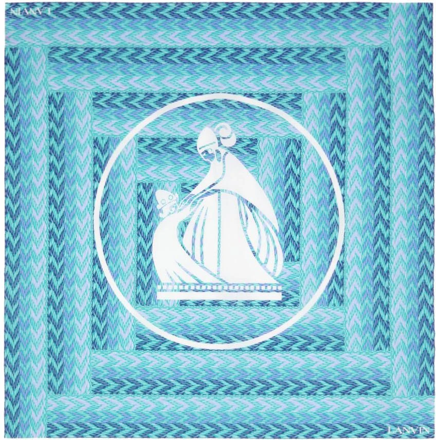 商品Lanvin|Blue Cotton Scarf,价格¥334,第1张图片