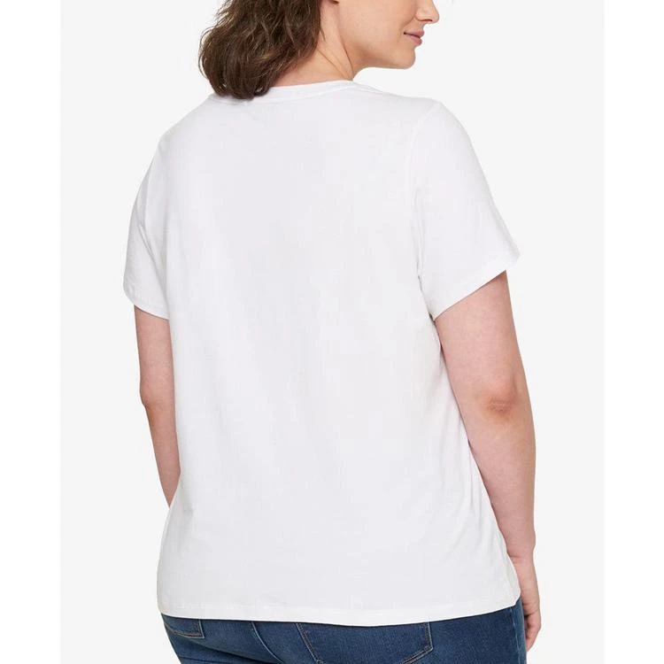 商品Tommy Hilfiger|Plus Size Short-Sleeve Heart-Graphic T-Shirt, Created for Macy's,价格¥176,第3张图片详细描述