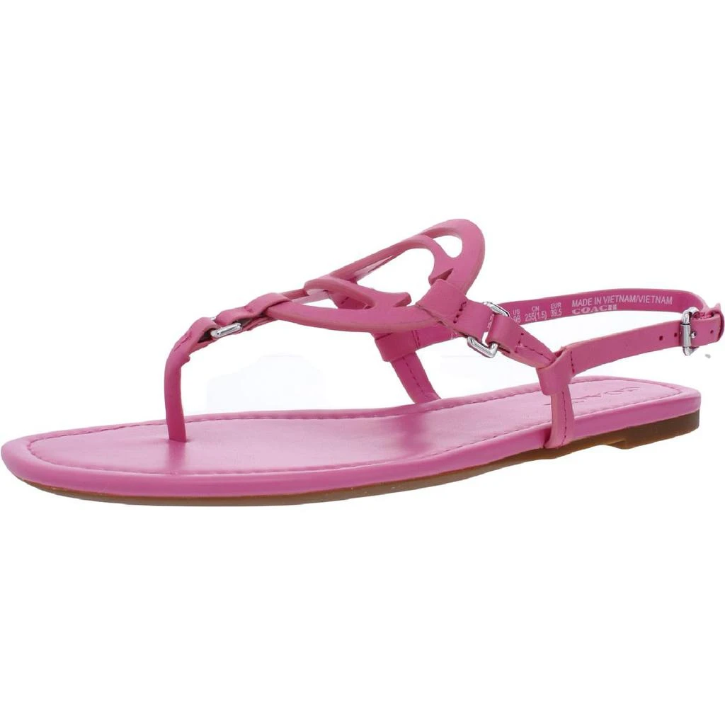 商品Coach|Coach Womens Jeri T-Strap Flat Slingback Sandals,价格¥294,第1张图片