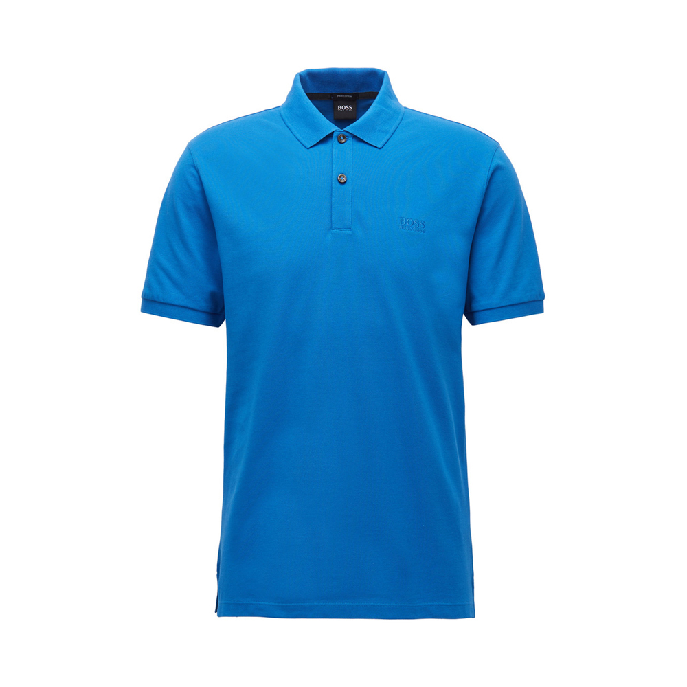 HUGO BOSS 男士蓝色短袖POLO衫 PALLAS-50425985-426商品第1张图片规格展示