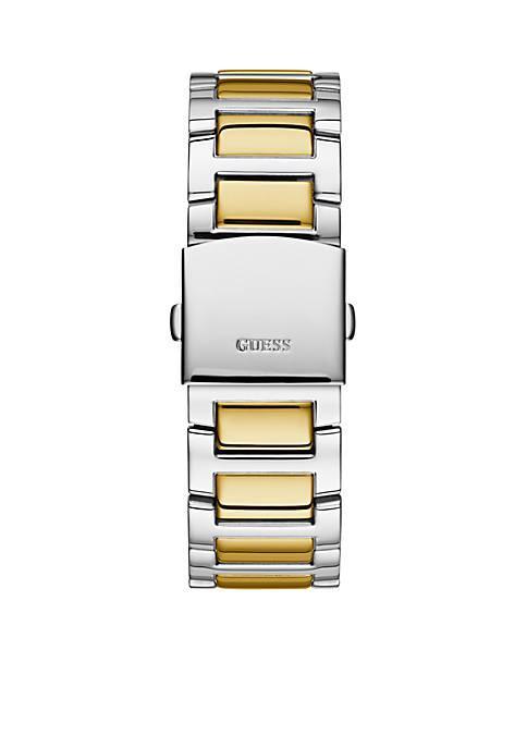 商品GUESS|Silver And Gold-Tone Showstopping Presence Watch,价格¥1689,第5张图片详细描述