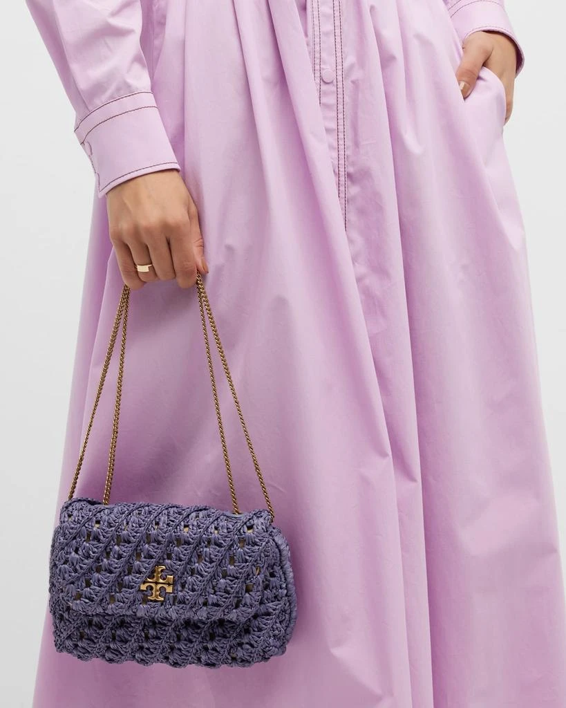 商品Tory Burch|Kira Mini Crochet Straw Shoulder Bag,价格¥1885,第4张图片详细描述