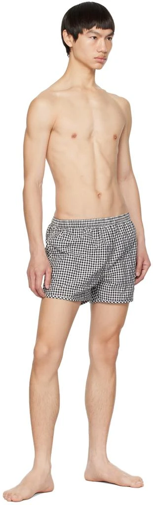 商品AMI|Black & White Ami de Cœur Swim Shorts,价格¥1015,第5张图片详细描述