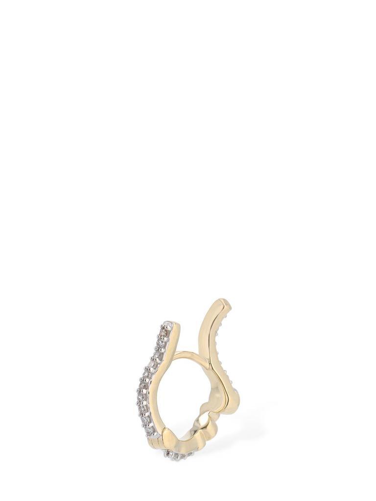 商品Maria Black|Versailles Gold & Diamond Mono Earring,价格¥5661,第4张图片详细描述