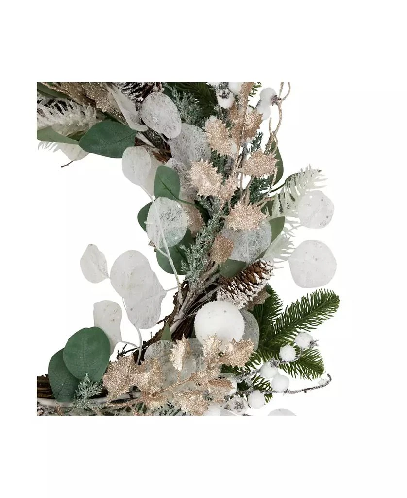 商品Northlight|Sage Artificial Christmas Wreath 24" Unlit,价格¥422,第2张图片详细描述