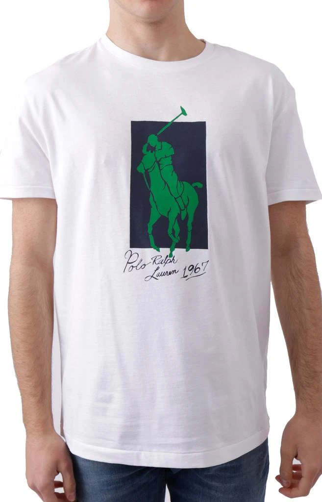 商品Ralph Lauren|Classic Fit Big Pony Jersey T-Shirt - White ,价格¥196,第1张图片