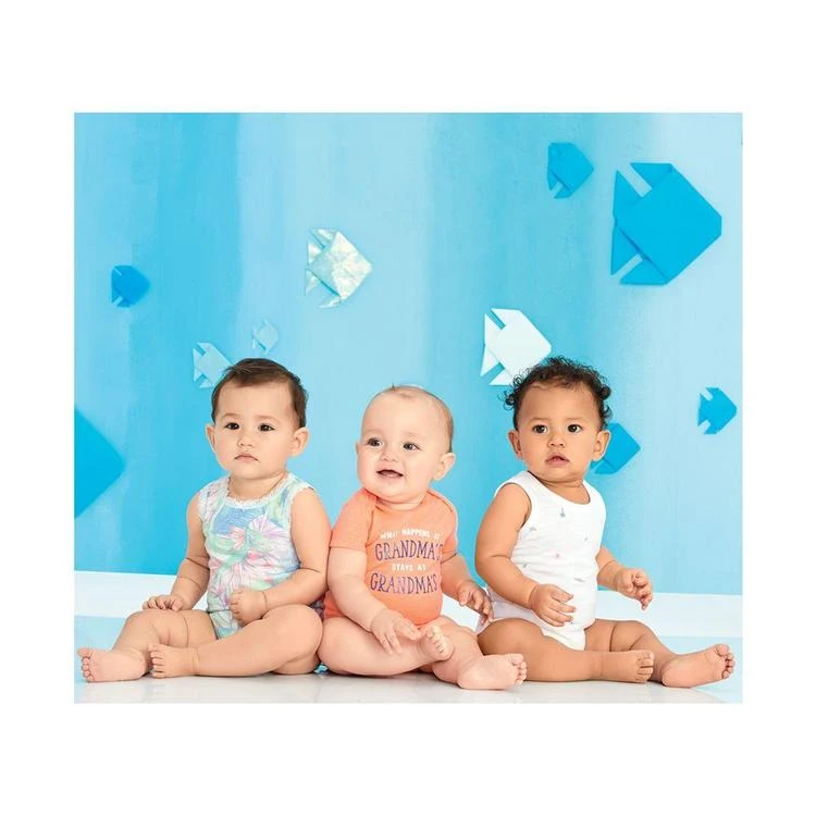 商品Carter's|Shark-Print Tank Cotton Bodysuit, Baby Boys (0-24 months),价格¥28,第3张图片详细描述