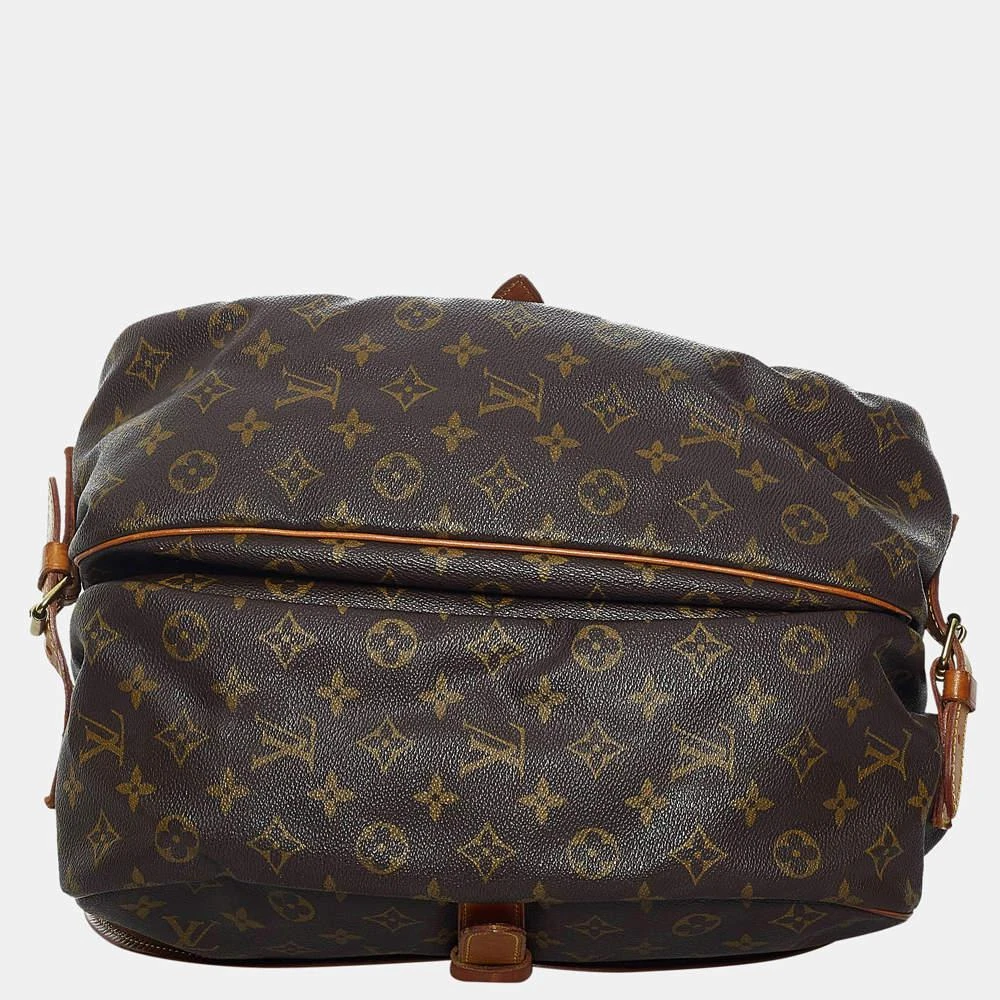 商品[二手商品] Louis Vuitton|Louis Vuitton Brown Monogram Saumur 35,价格¥6620,第4张图片详细描述
