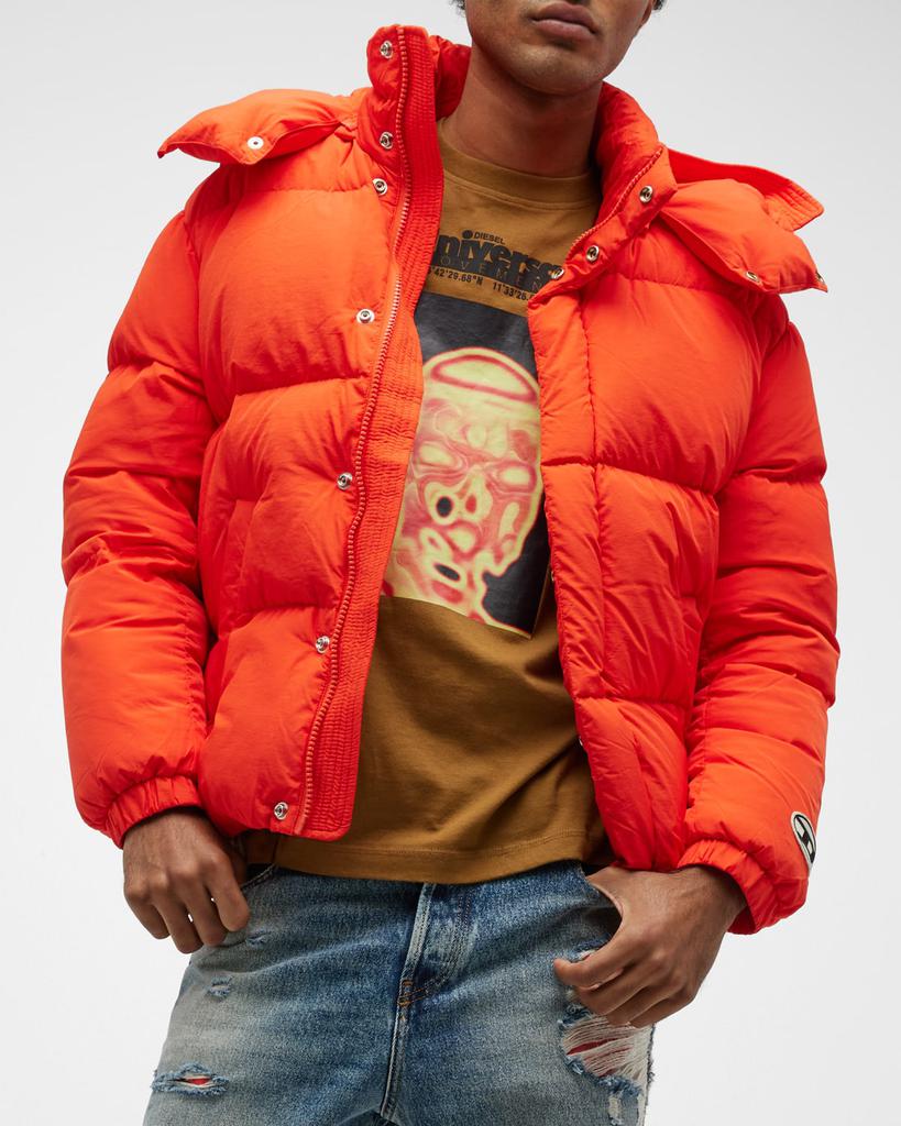 Men's W-Rolf-NW Solid Puffer Jacket商品第5张图片规格展示