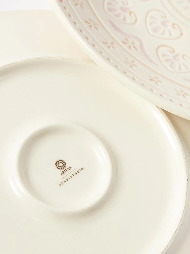 商品Sensi Studio|Set of two Heart ceramic dinner plates,价格¥903,第5张图片详细描述